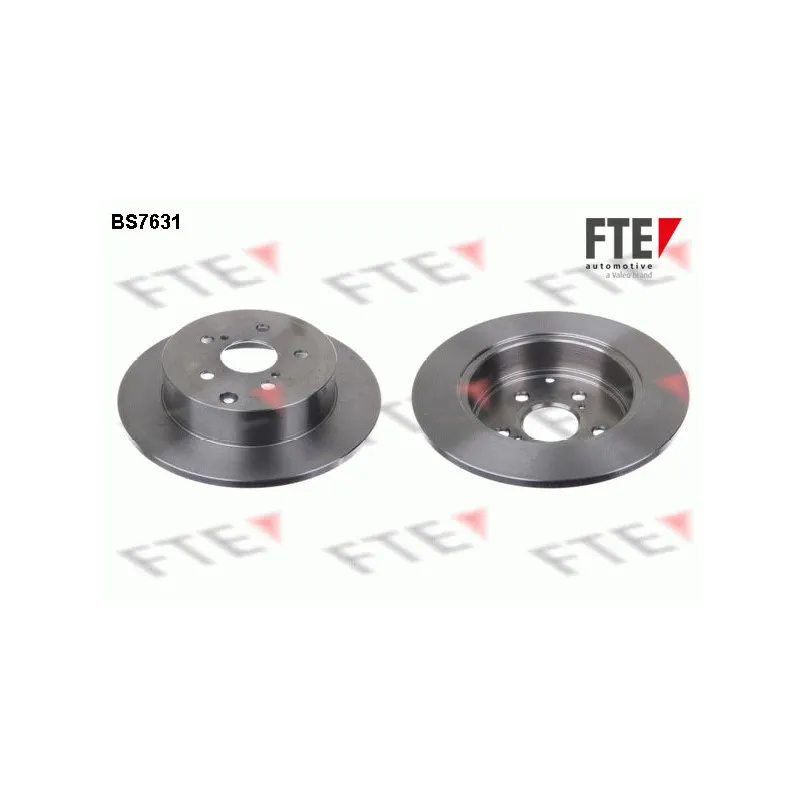 Jeu de 2 disques de frein arrière FTE BS7631