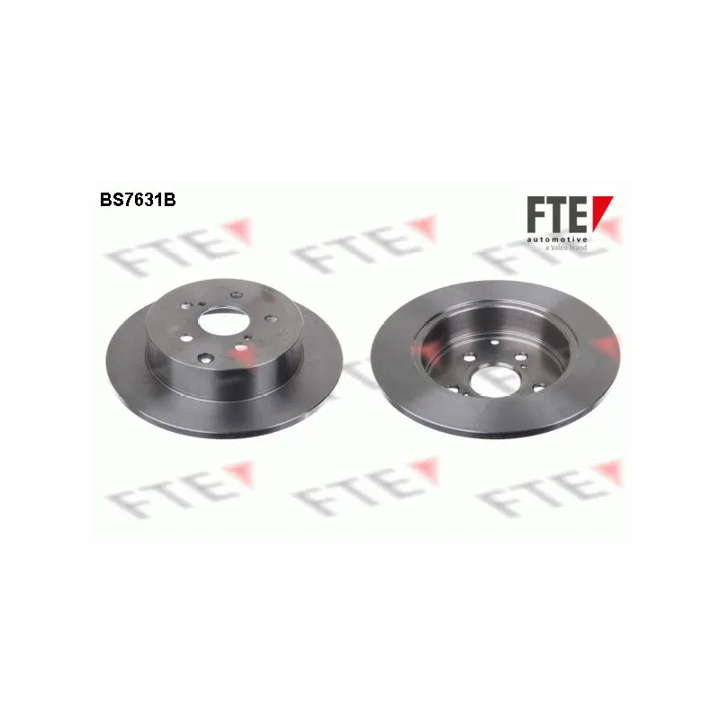 Jeu de 2 disques de frein arrière FTE BS7631B