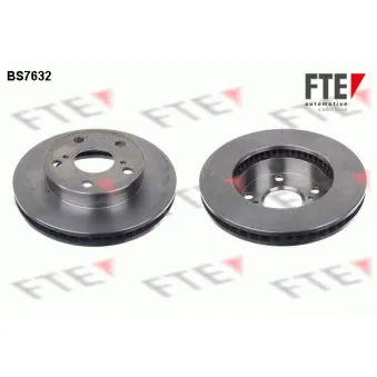 Jeu de 2 disques de frein avant FTE BS7632