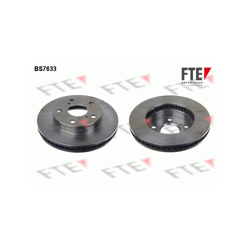 Jeu de 2 disques de frein avant FTE BS7633