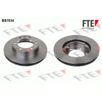 Jeu de 2 disques de frein avant FTE BS7634