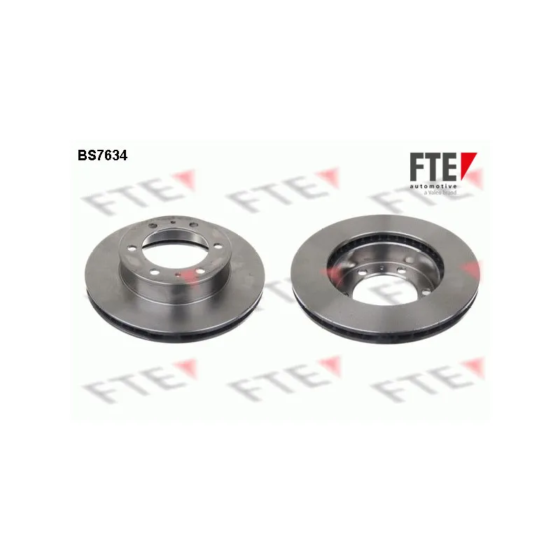 Jeu de 2 disques de frein avant FTE BS7634