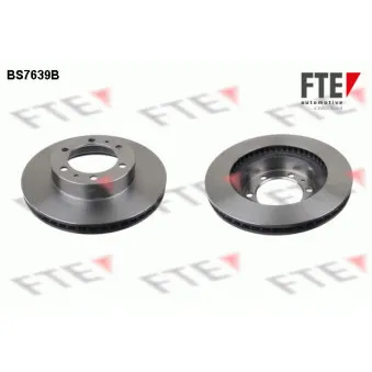 Jeu de 2 disques de frein avant FTE BS7639B