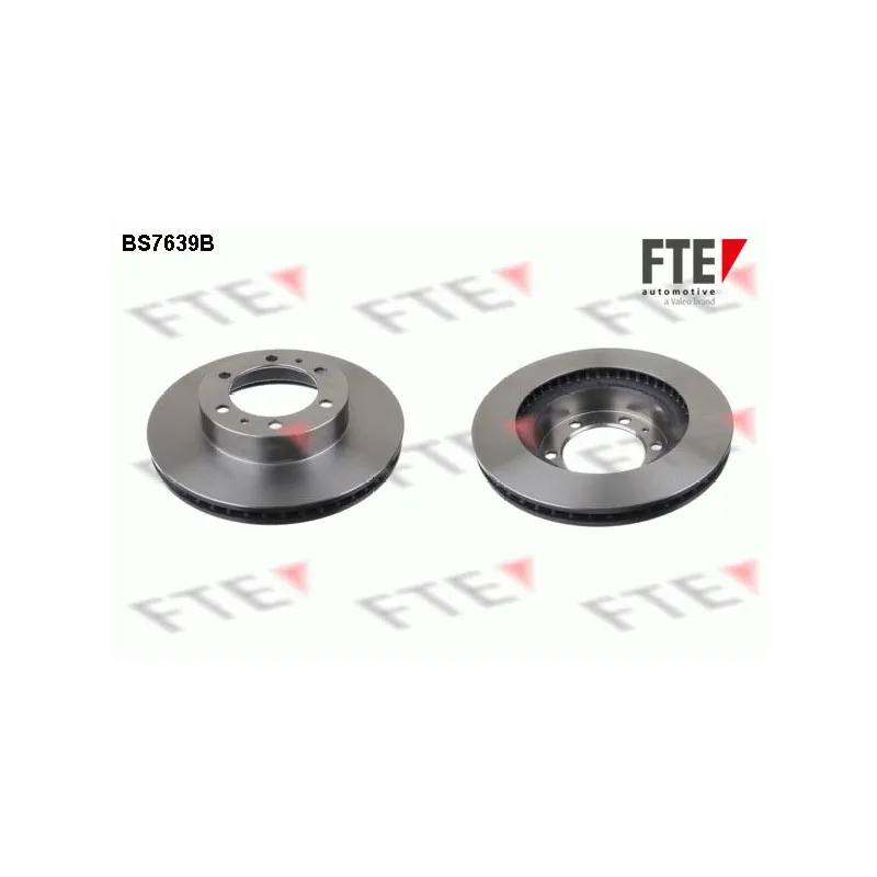 Jeu de 2 disques de frein avant FTE BS7639B
