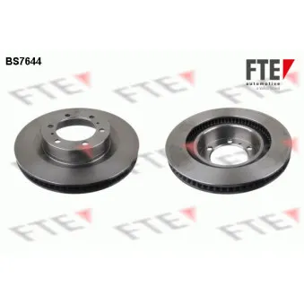 Jeu de 2 disques de frein avant FTE BS7644