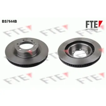 Jeu de 2 disques de frein avant FTE BS7644B