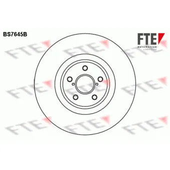 Jeu de 2 disques de frein avant FTE BS7645B