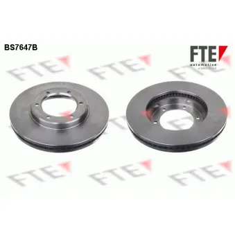 Jeu de 2 disques de frein avant FTE BS7647B