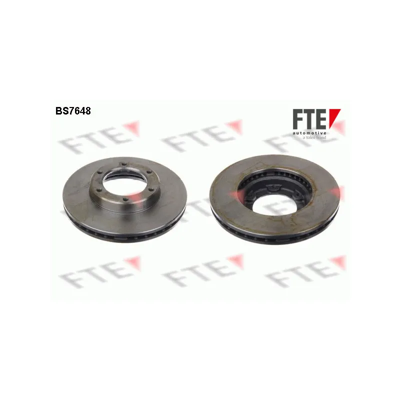 Jeu de 2 disques de frein avant FTE BS7648