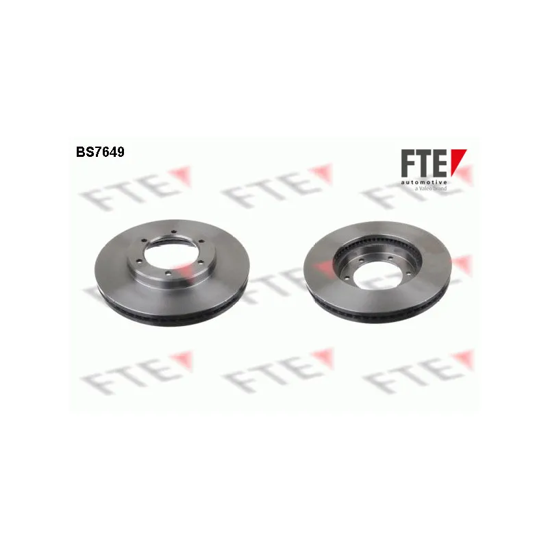 Jeu de 2 disques de frein avant FTE BS7649