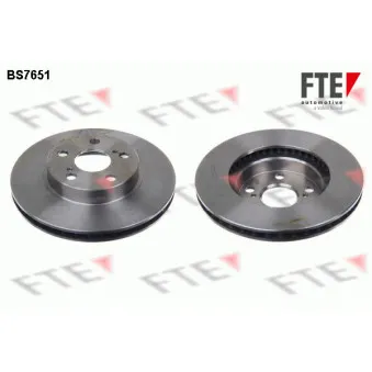 Jeu de 2 disques de frein avant FTE BS7651