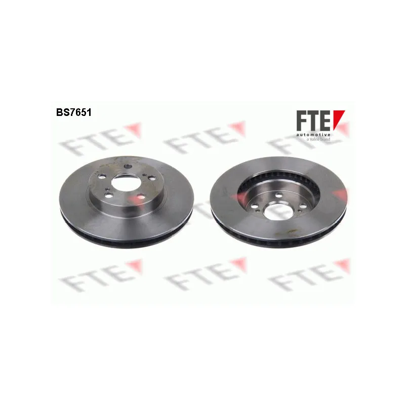 Jeu de 2 disques de frein avant FTE BS7651