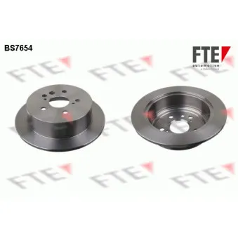 Jeu de 2 disques de frein arrière FTE BS7654