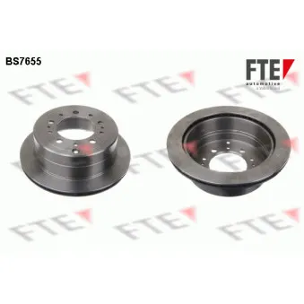 Jeu de 2 disques de frein arrière FTE BS7655