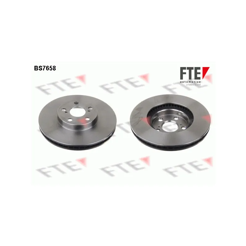 Jeu de 2 disques de frein avant FTE BS7658
