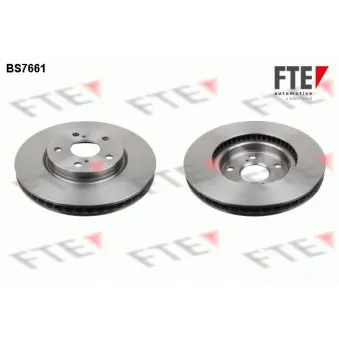 Jeu de 2 disques de frein avant FTE BS7661