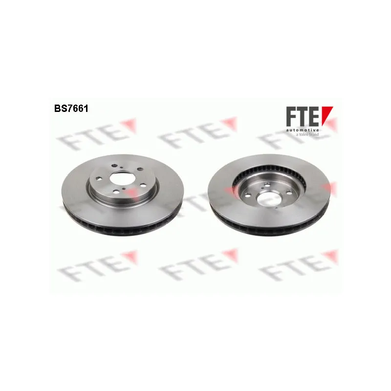 Jeu de 2 disques de frein avant FTE BS7661