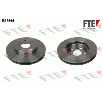 Jeu de 2 disques de frein avant FTE BS7664