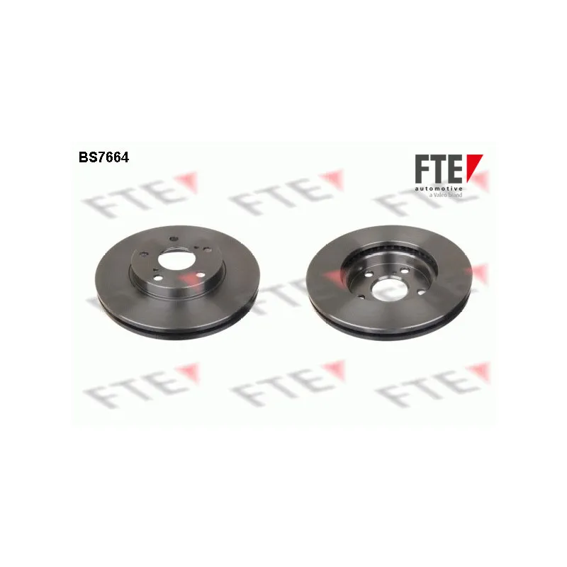 Jeu de 2 disques de frein avant FTE BS7664