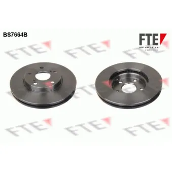 Jeu de 2 disques de frein avant FTE BS7664B