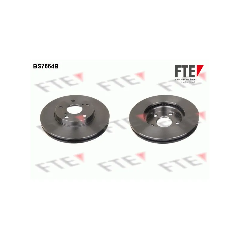 Jeu de 2 disques de frein avant FTE BS7664B
