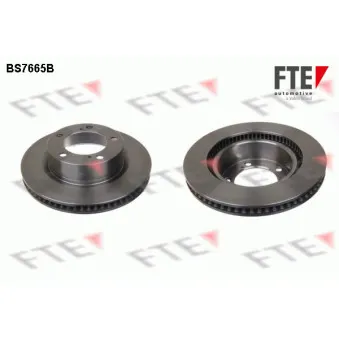 Jeu de 2 disques de frein avant FTE BS7665B