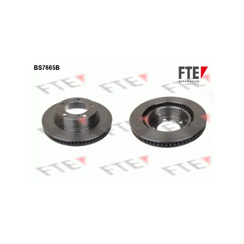 Jeu de 2 disques de frein avant FTE BS7665B
