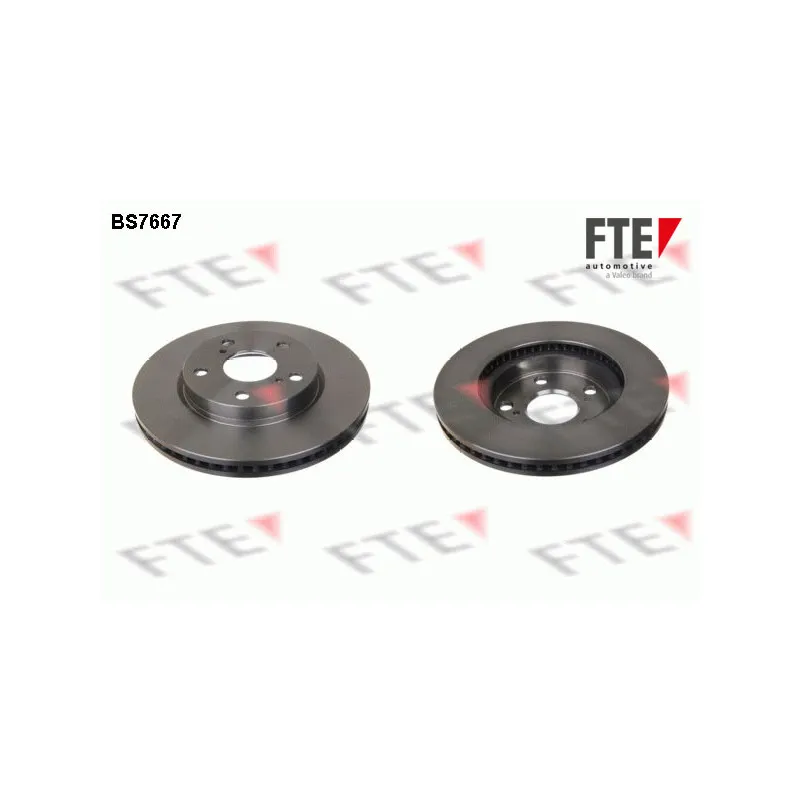 Jeu de 2 disques de frein avant FTE BS7667
