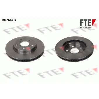 Jeu de 2 disques de frein avant FTE BS7667B