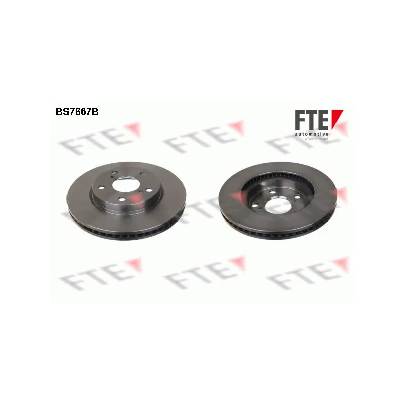 Jeu de 2 disques de frein avant FTE BS7667B