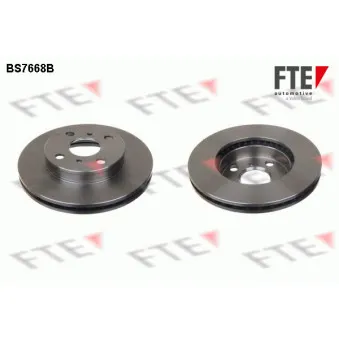 Jeu de 2 disques de frein avant FTE BS7668B
