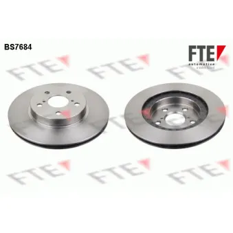Jeu de 2 disques de frein avant FTE BS7684