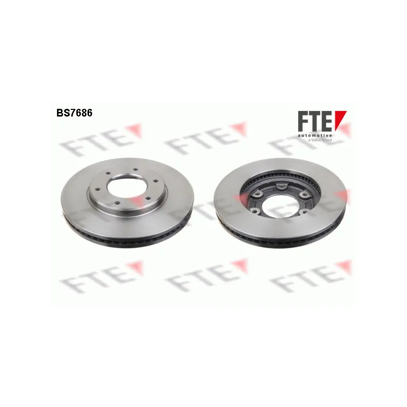Jeu de 2 disques de frein avant FTE BS7686