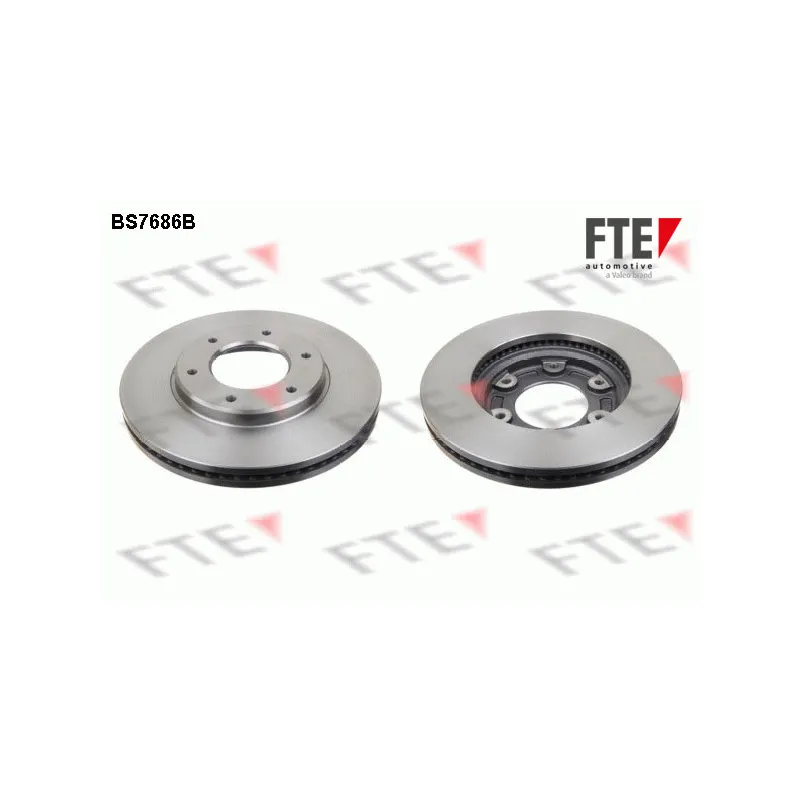 Jeu de 2 disques de frein avant FTE BS7686B