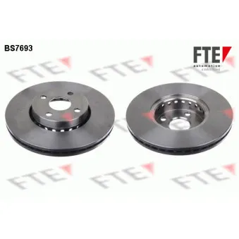 Jeu de 2 disques de frein avant FTE BS7693