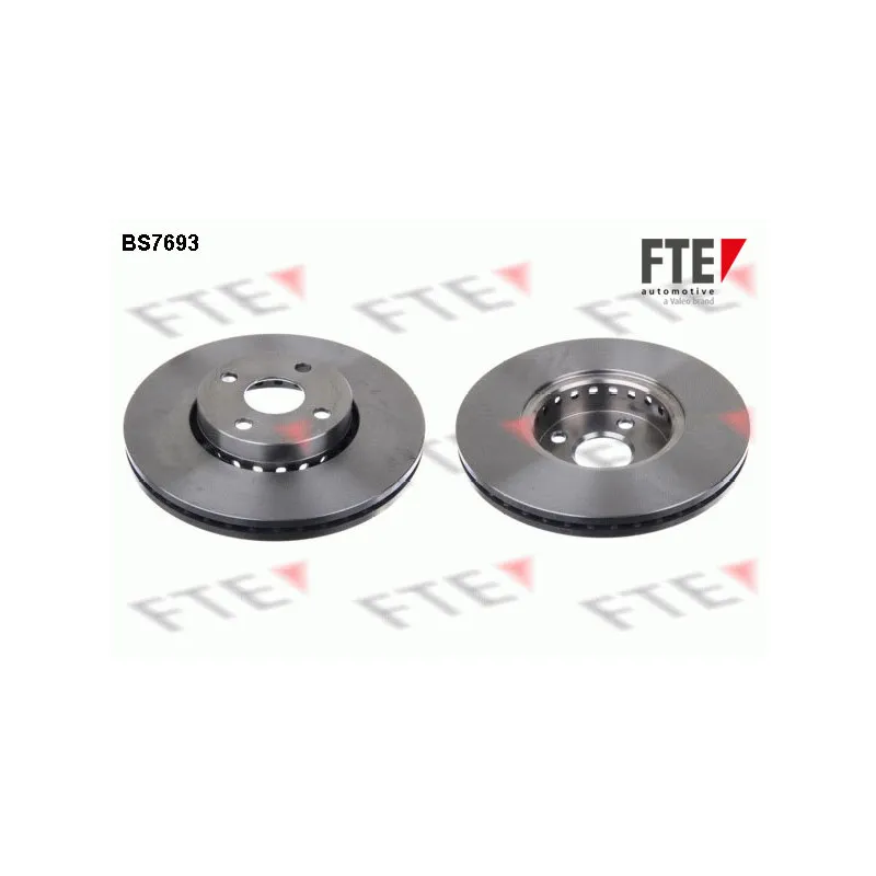 Jeu de 2 disques de frein avant FTE BS7693