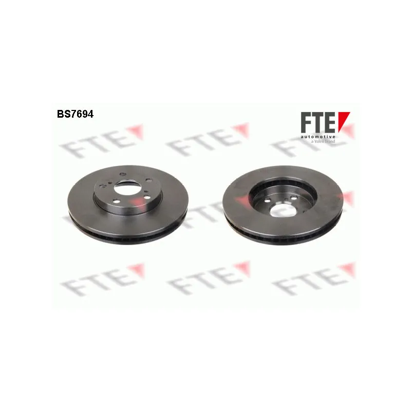 Jeu de 2 disques de frein avant FTE BS7694