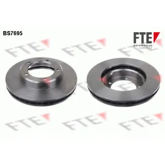 Jeu de 2 disques de frein avant FTE BS7695