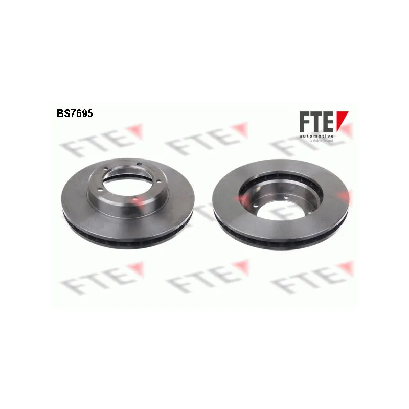 Jeu de 2 disques de frein avant FTE BS7695