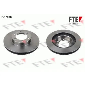 Jeu de 2 disques de frein avant FTE BS7696