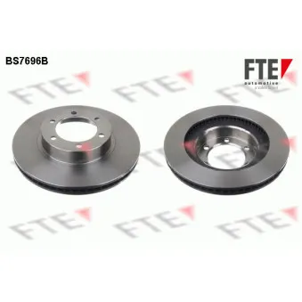 Jeu de 2 disques de frein avant FTE BS7696B