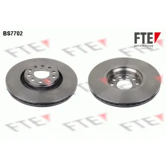 Jeu de 2 disques de frein avant FTE BS7702