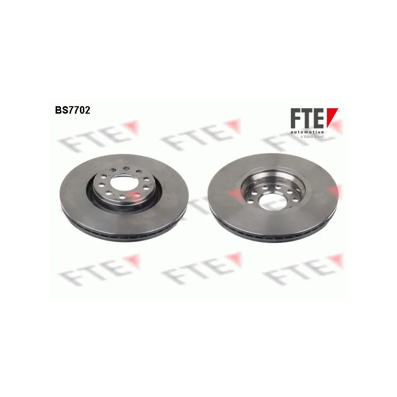 Jeu de 2 disques de frein avant FTE BS7702