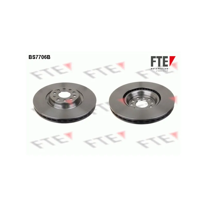 Jeu de 2 disques de frein avant FTE BS7706B