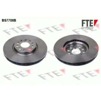Jeu de 2 disques de frein avant FTE BS7708B