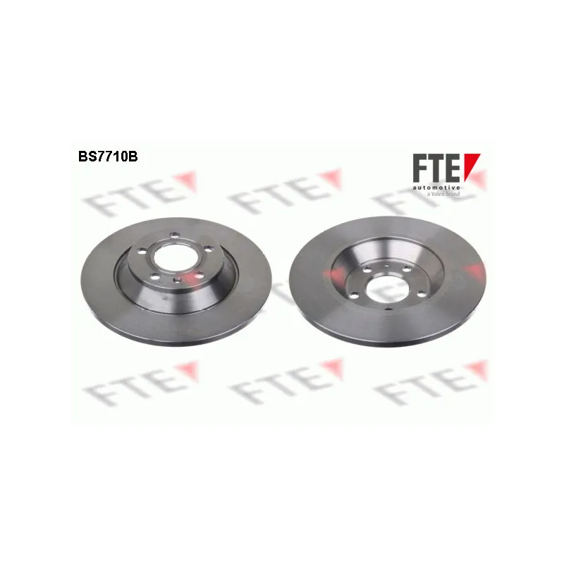 Jeu de 2 disques de frein arrière FTE BS7710B