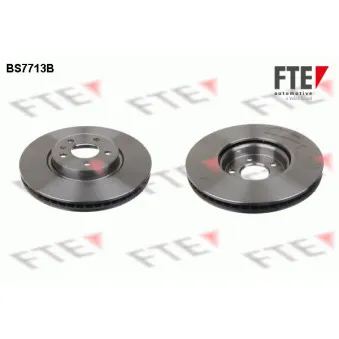 Jeu de 2 disques de frein avant FTE BS7713B