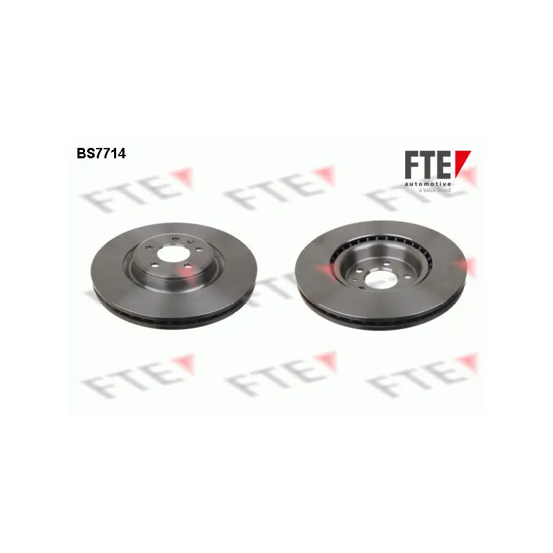 Jeu de 2 disques de frein avant FTE BS7714