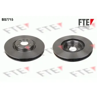 Jeu de 2 disques de frein avant FTE BS7715