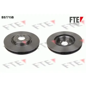 Jeu de 2 disques de frein avant FTE BS7715B